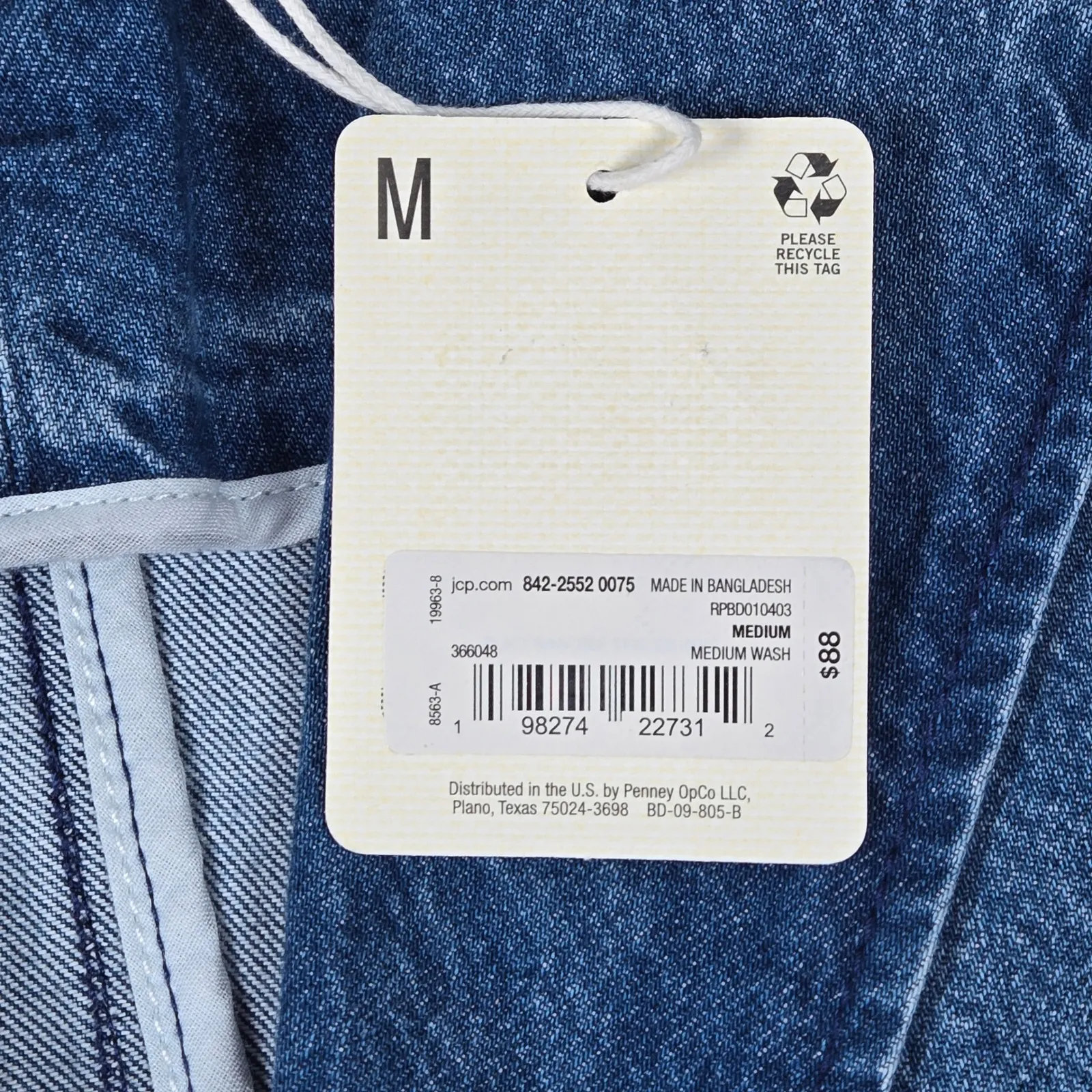 a.n.a Women's Denim Blazer Jacket Medium Wash Size M - Image 4