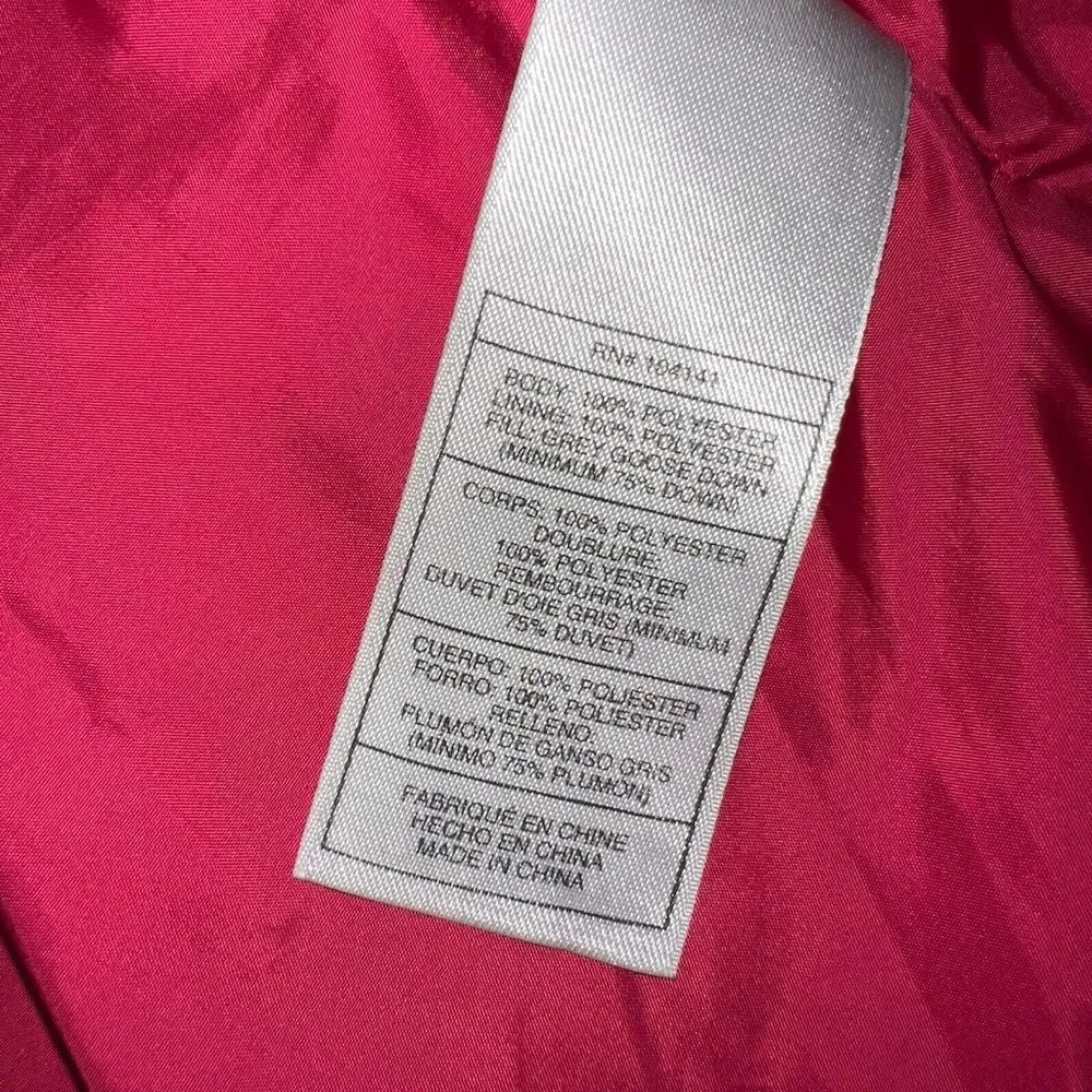 Nike ACG 3 Outer Layer Womens Pink Puffer Winter Coat SZ S Barbiecore Down Hood - Image 5