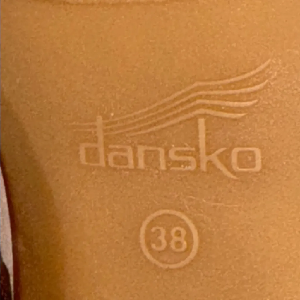 Dansko Theresa Sandals Blush Pink‎ Rose Gold Leather Women’s 38 US 7.5-8 - Image 9