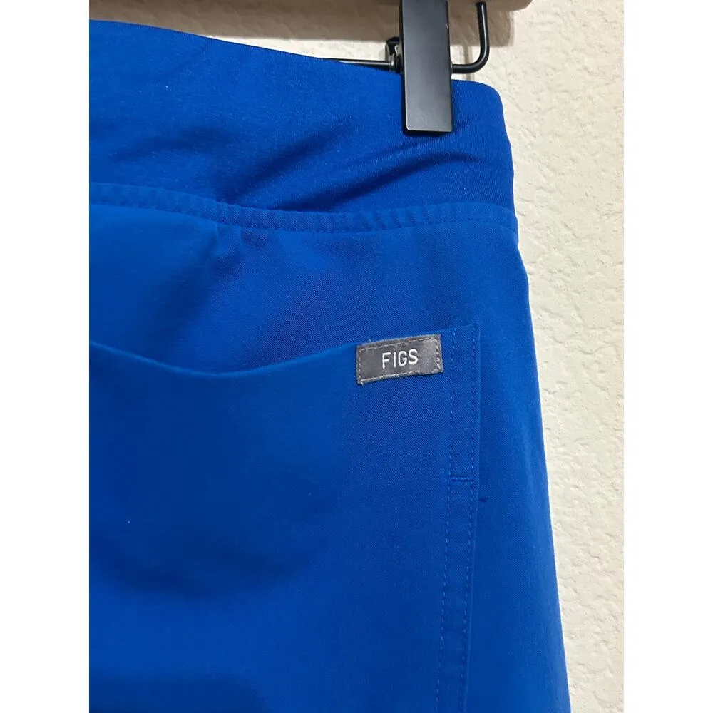 FIGS Women's Size XS Scrub Pants Blue Joggers Stretch Dentist Medical Trousers - Image 10