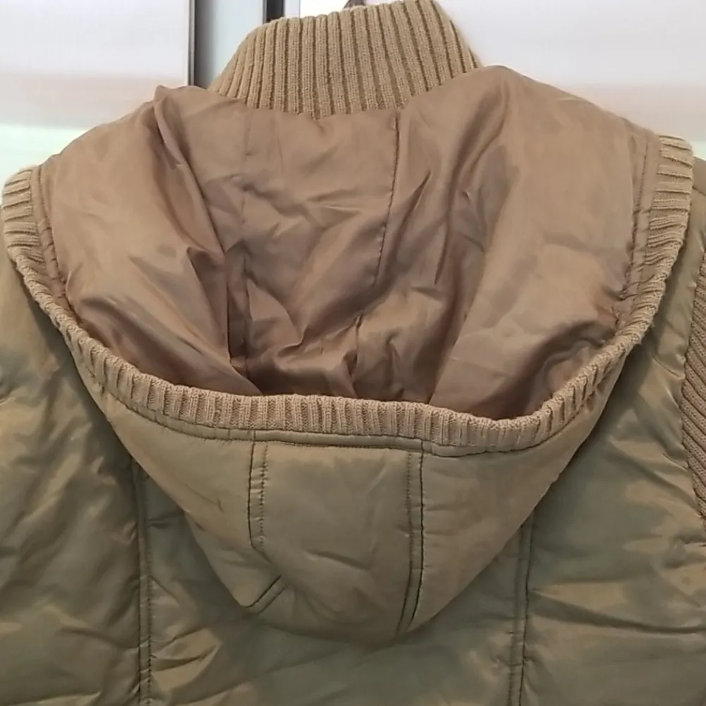 💕GEE GEE SPORT💕 Nylon Ribbed Knit Hooded Ja ket - Image 6