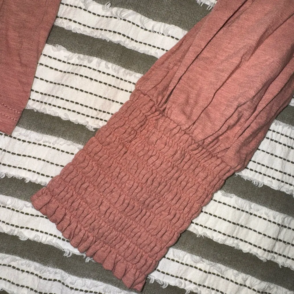 Z Supply Women's Rust Long Sleeve Top - Image 3