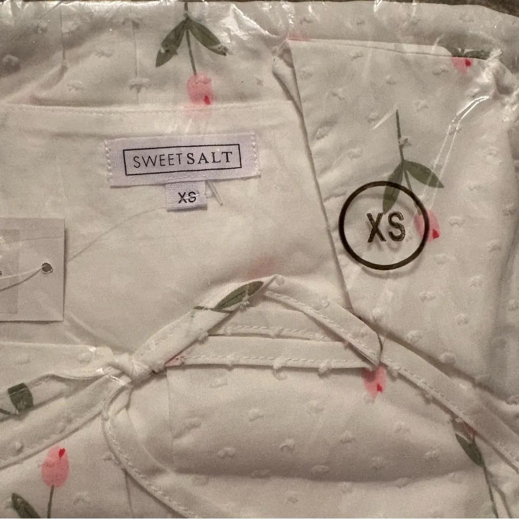 NWT Sweet Salt Bloom Dress | Size: XS White - Image 4