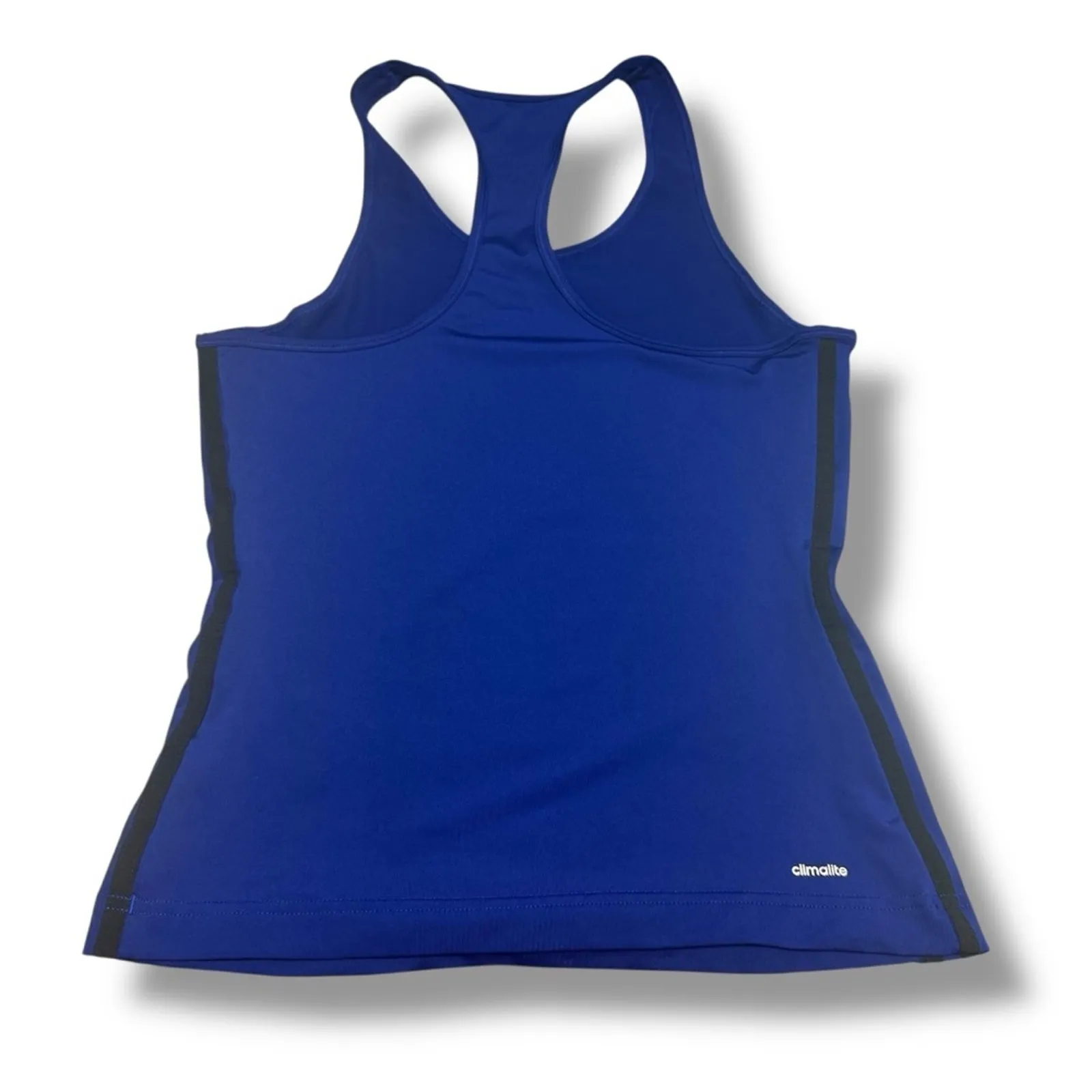 Adidas Royal Blue Athletic Tank with Black Accents‎ XS Climalite - Image 2