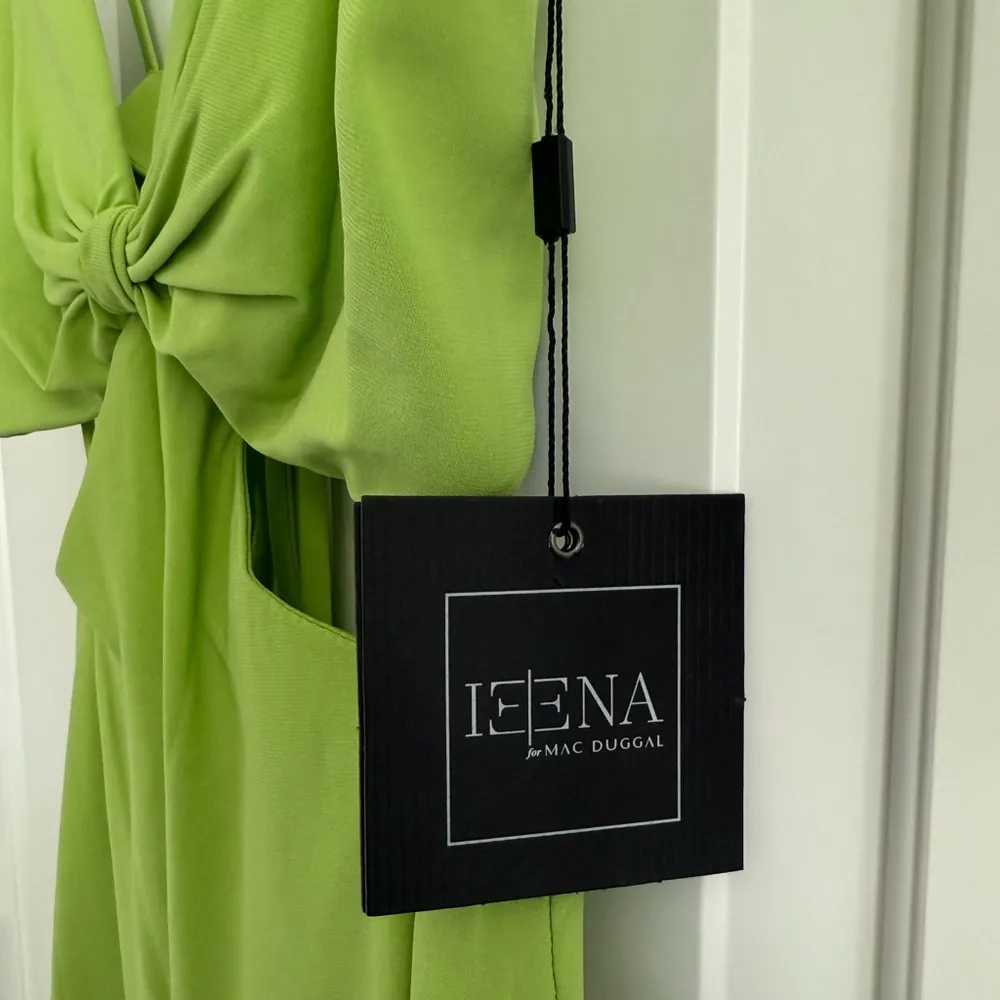 Ieena‎ for Mac Duggal 27110 - Column Body Cut Out Dress - Size 0 - Sage - NWT - Image 10