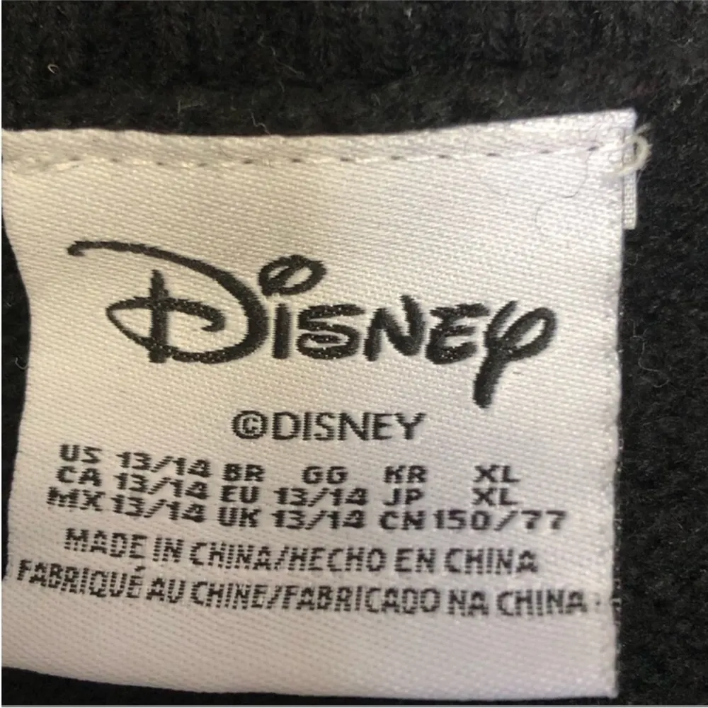 Y2K  Mickey Mouse Knit Black Sweater Kid’s XL fits Women’s Small-Medium - Image 9