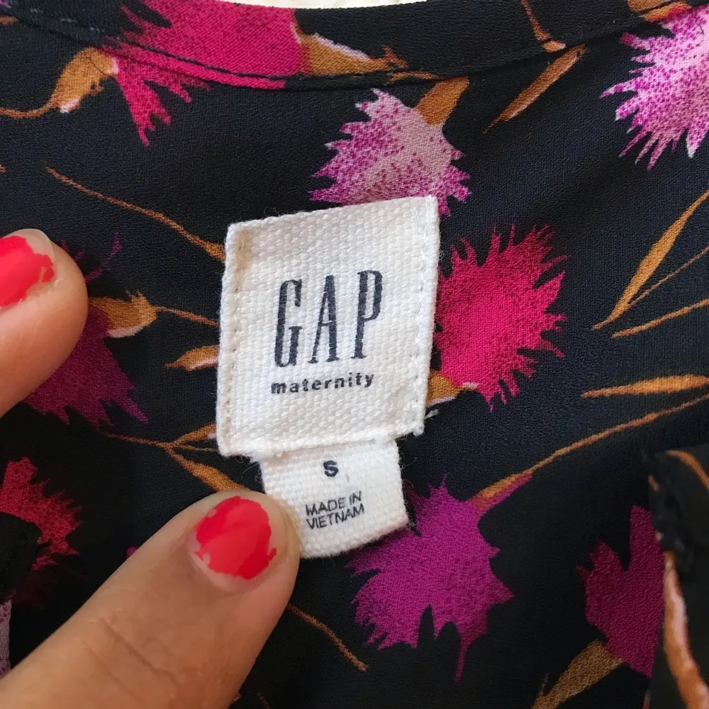 Gap  Floral Maternity dress SZ S - Image 6