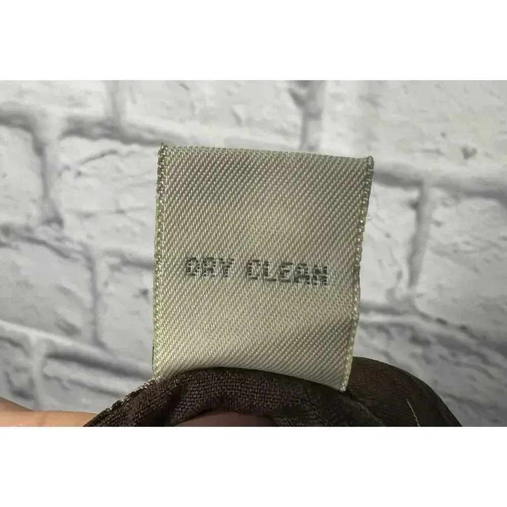 Lord & Taylor 100% silk brown tan short skirt skort size petite small - Image 6