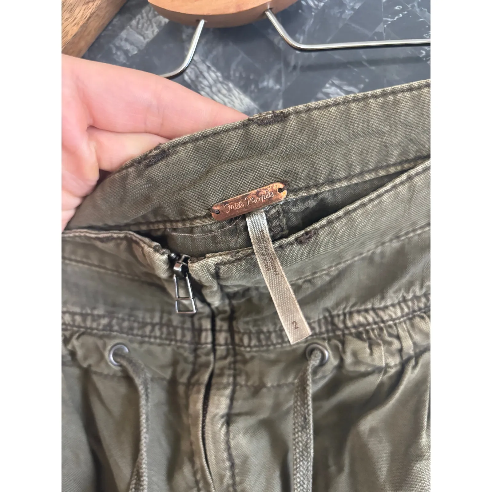 Free People Fly Away Parachute Cargo Pants - Image 3