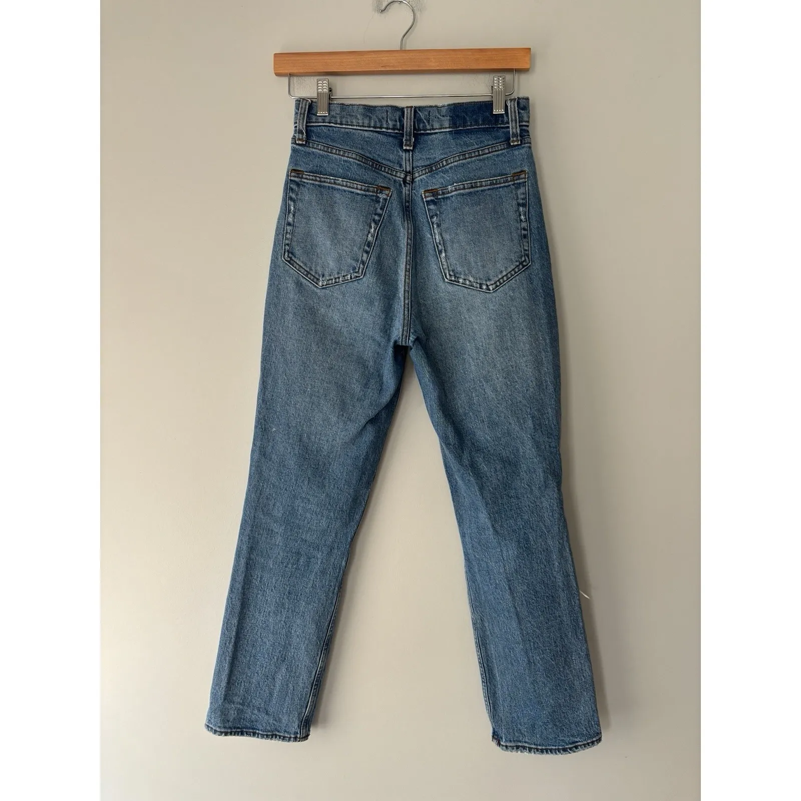Abercrombie & Fitch Women's the 90s Straight Ultra High Rise Jeans Size 27/4S‎ - Image 7