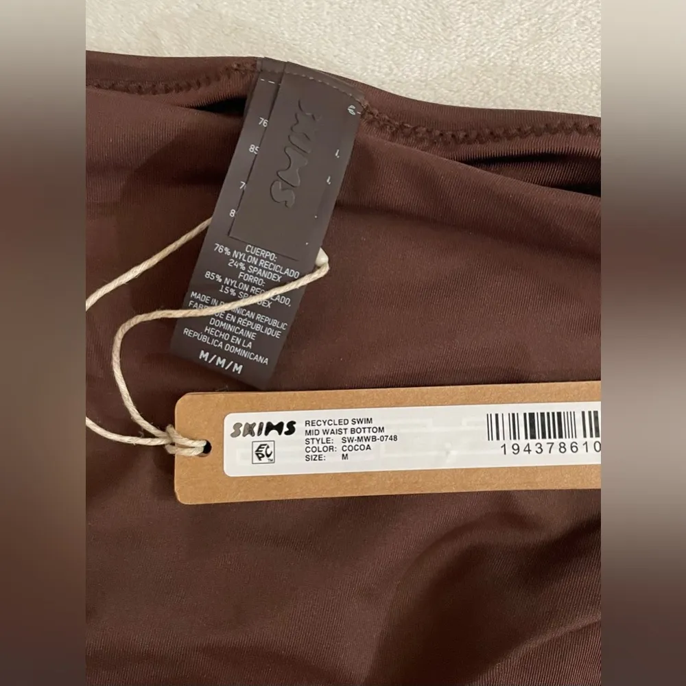 SKIMS  NWT Cocoa Brown Triangle Bikini Set Size M - Image 7