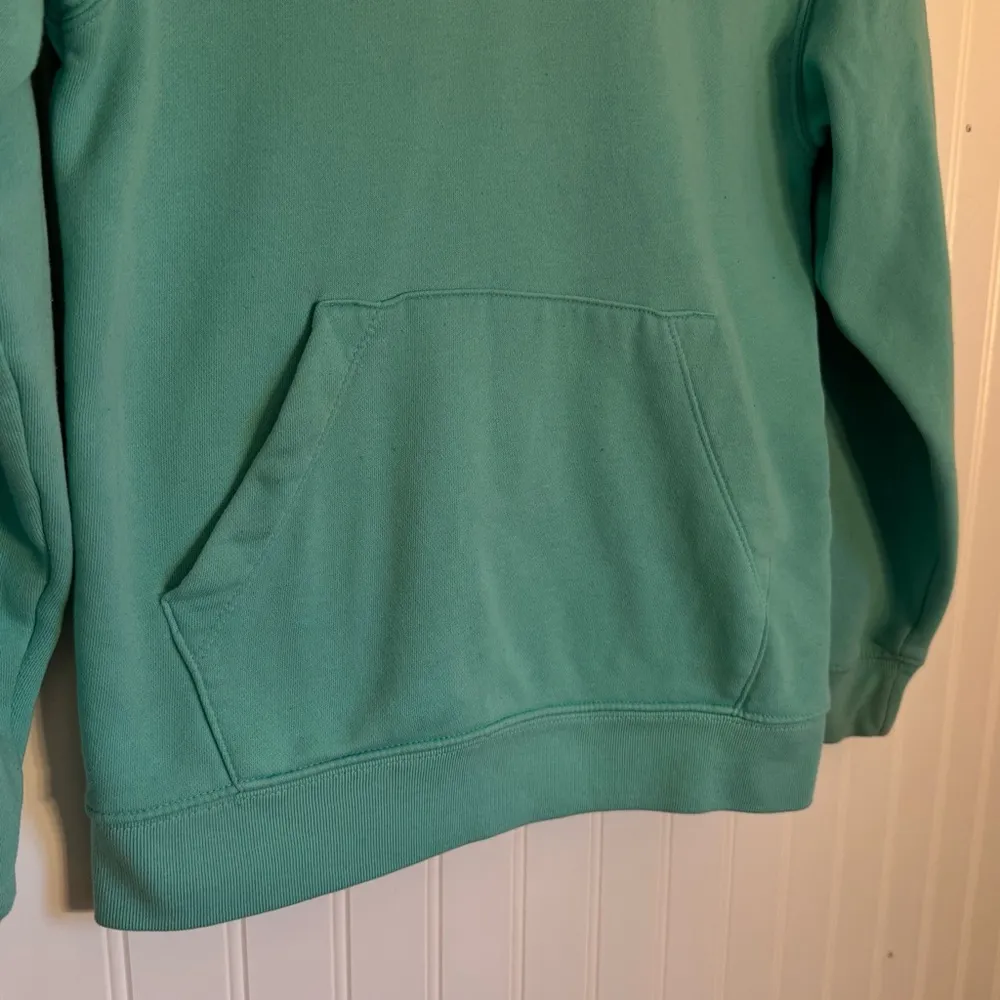 Carhartt Girl’s Teal Hooded Sweatshirt with Front Pocket Size Small (8) - Image 4