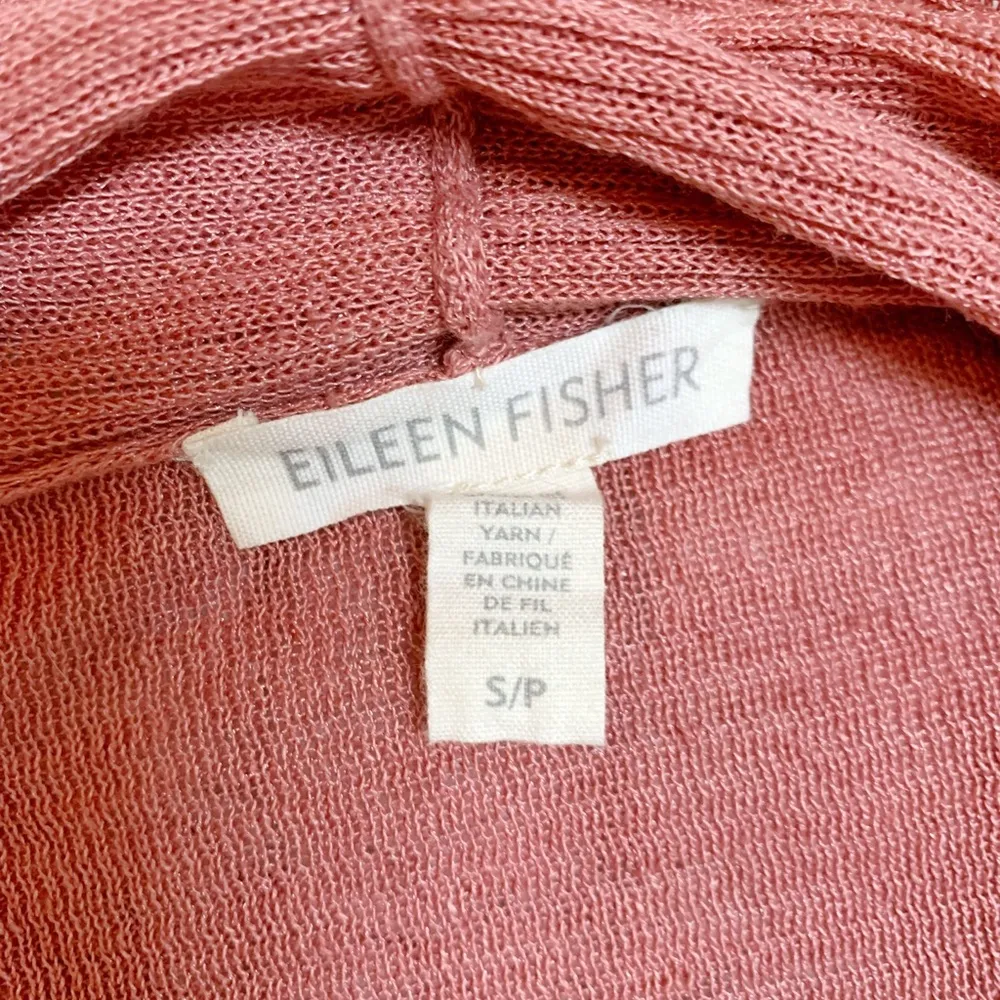 Eileen Fisher Long Pink Cardigan - Image 5
