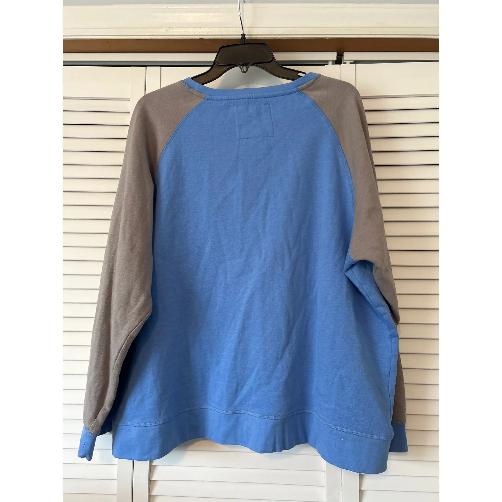 Creation Museum Sweatshirt Blue Grey Hummingbird Flower Embroidered Crewneck 3XL Size undefined - Image 5