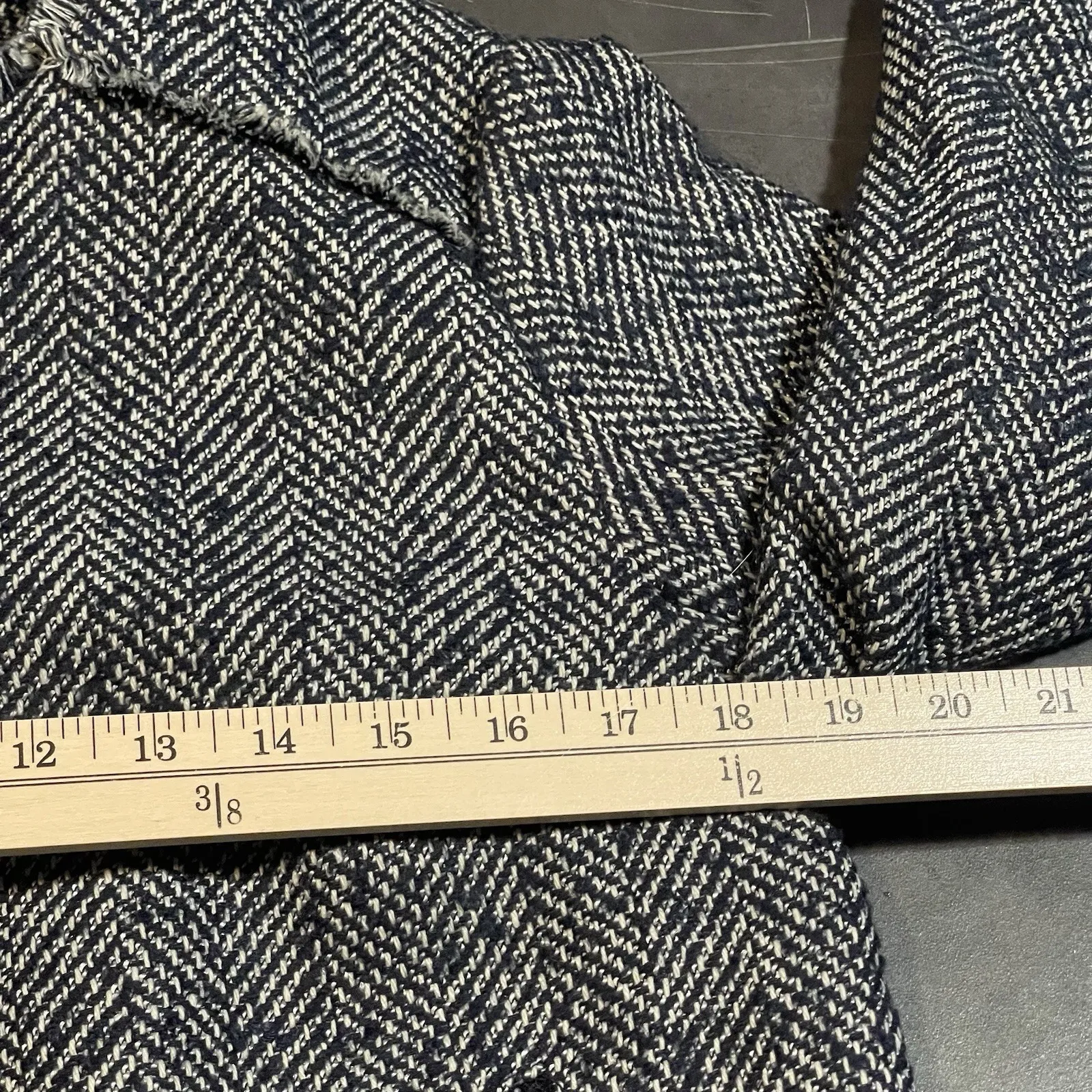 Apt. 9 Womens Jacket‎ Medium Blue/White Fringe F-41 - Image 6