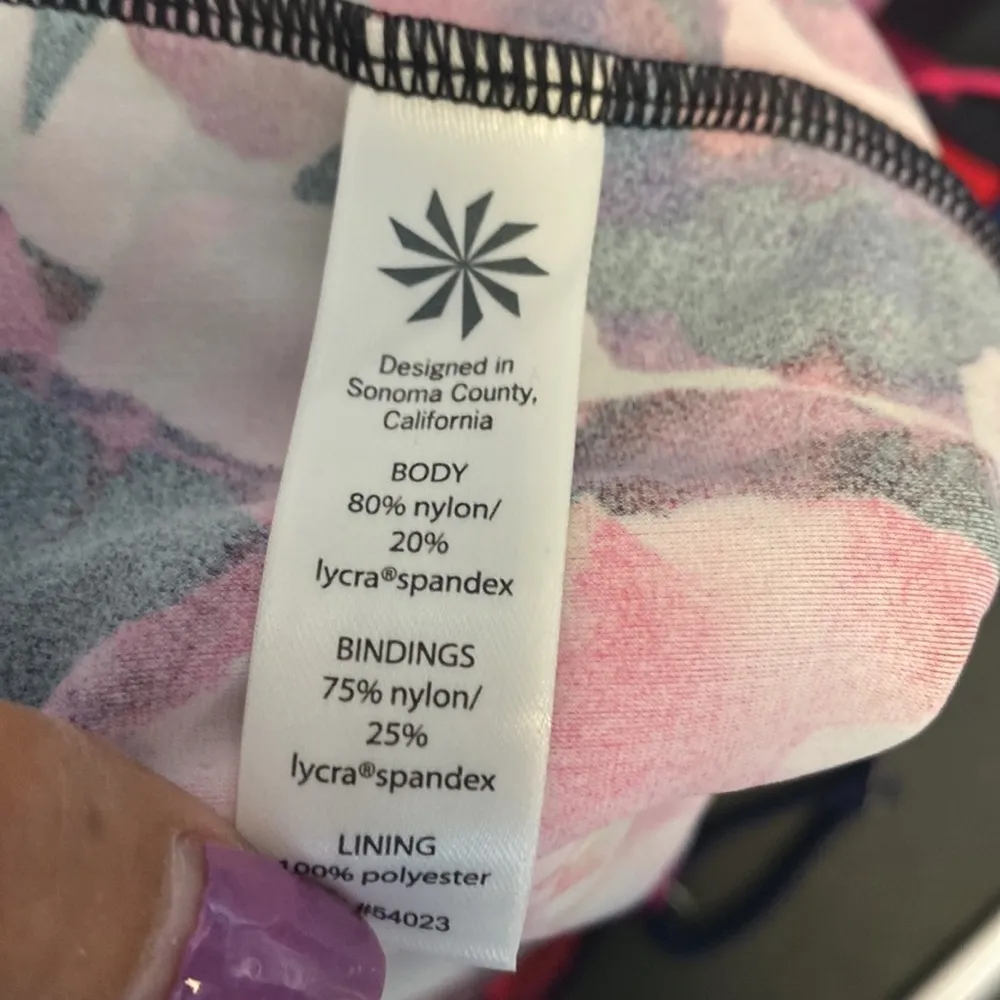 Athleta Shorebreak Athletic Floral Dress floral adjustable straps summer - Image 9