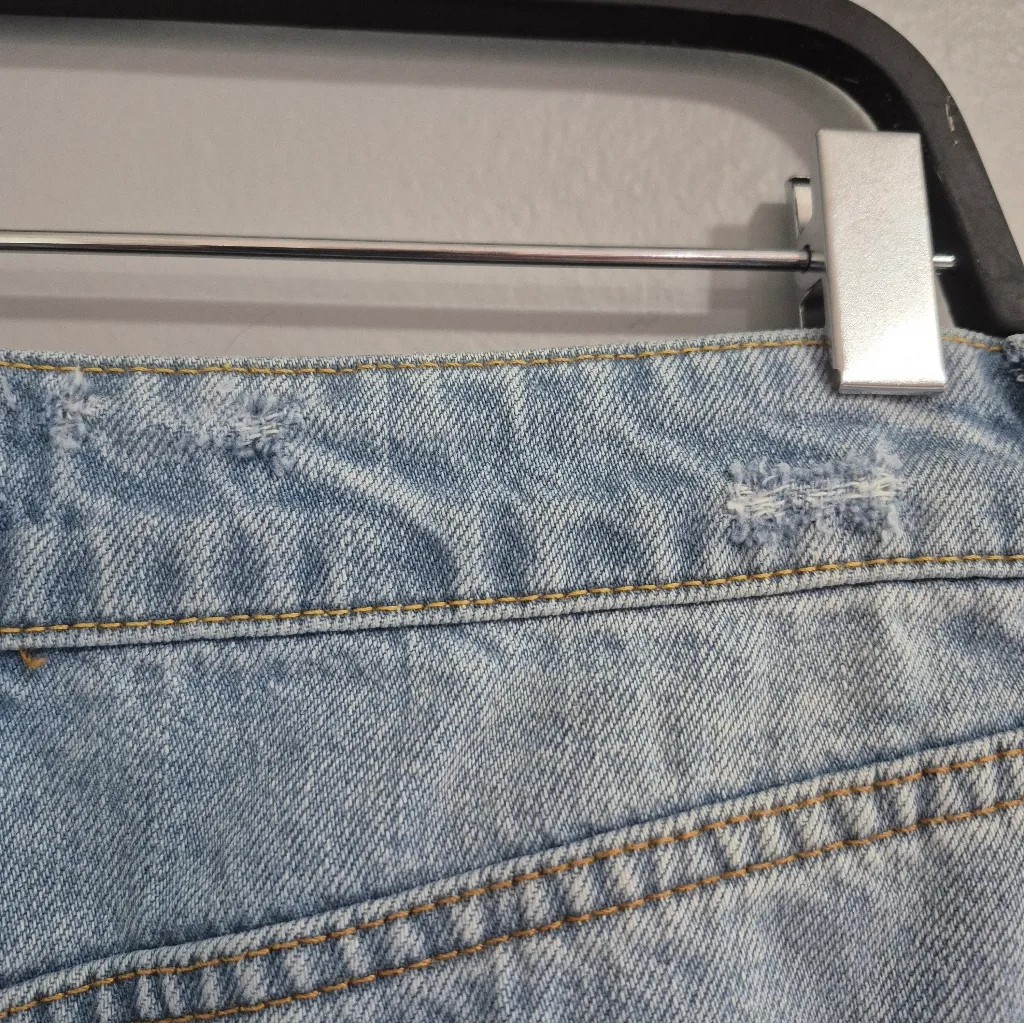 BDG blue festival party sorority bar pop Y2K Urban Outfitters Denim Mini Skirt Size L - Image 9