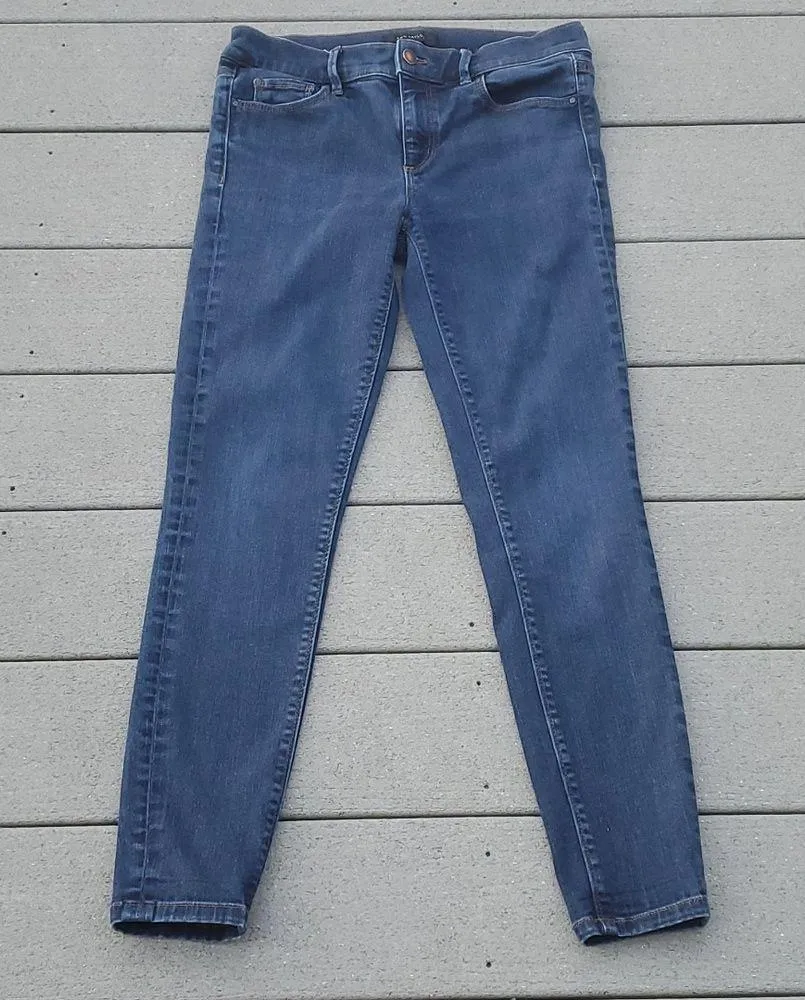 Ann Taylor The Skinny Darkswash Skinny Fit Jeans - Image 2