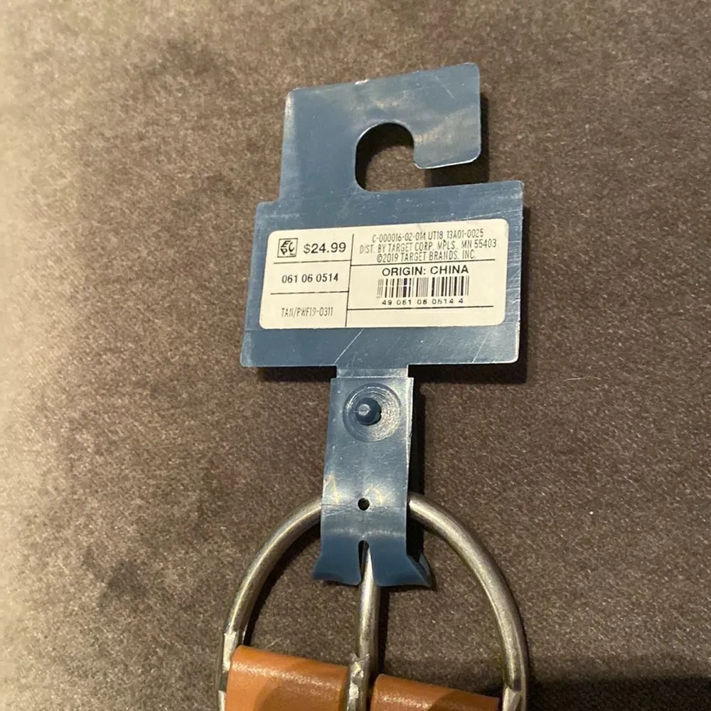 Women’s Belt Tan Woven Medium with Silver Buckle NWT - Image 5