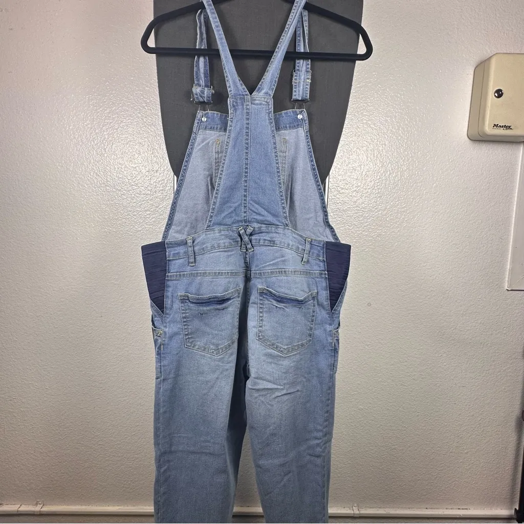 Planet Motherhood Blue Denim Overalls Size undefined - Image 5