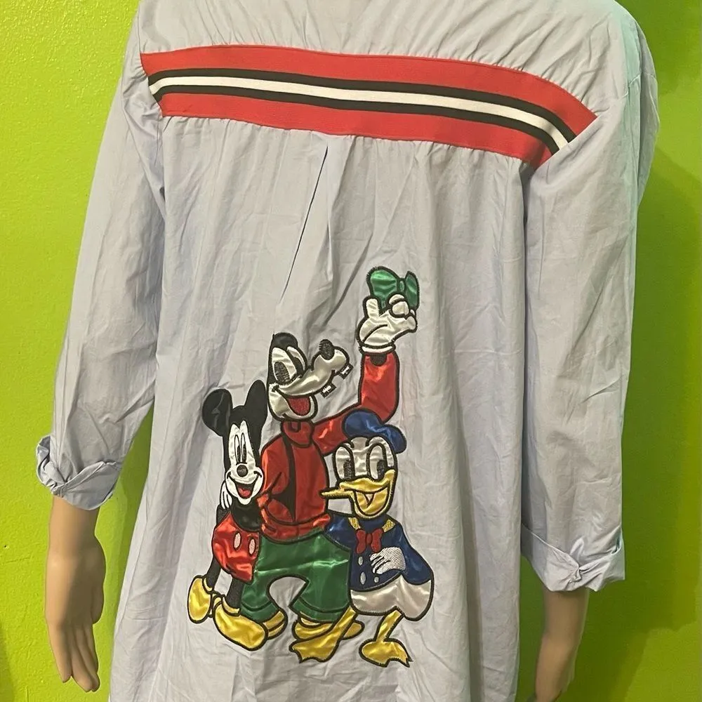 Shirt Long Sleeve Mickey & Friends Blue Size undefined - Image 3
