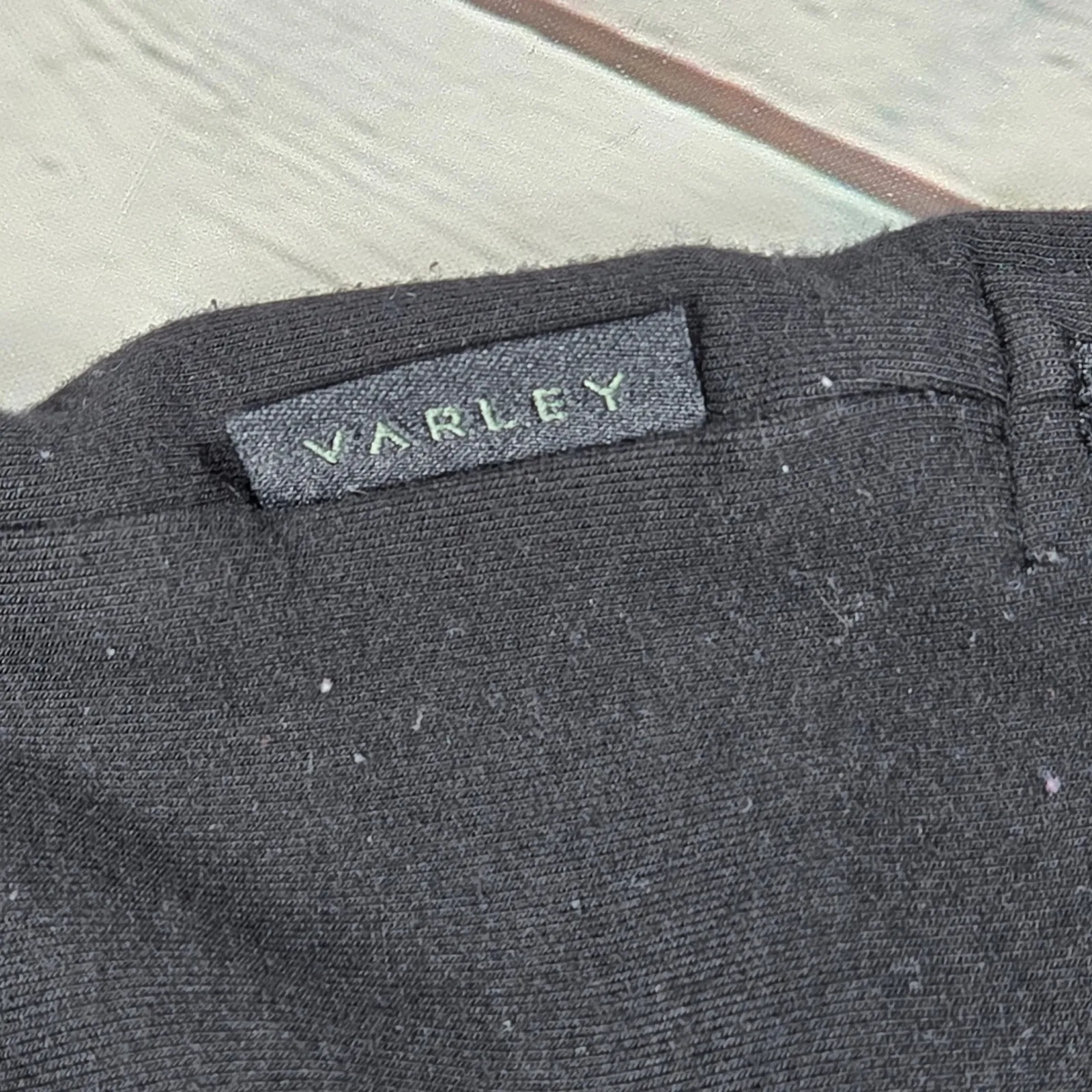VARLEY Charter Sweat 2.0 DoubleSoft Crewneck Long Sleeve Sweatshirt Black - Image 3