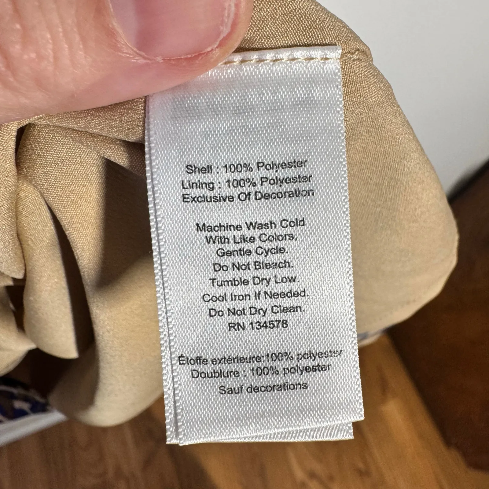 Vineyard Vines Babydoll Tiered Dress Women M Leopard Brown Navy Bishop Sleeve - Image 4