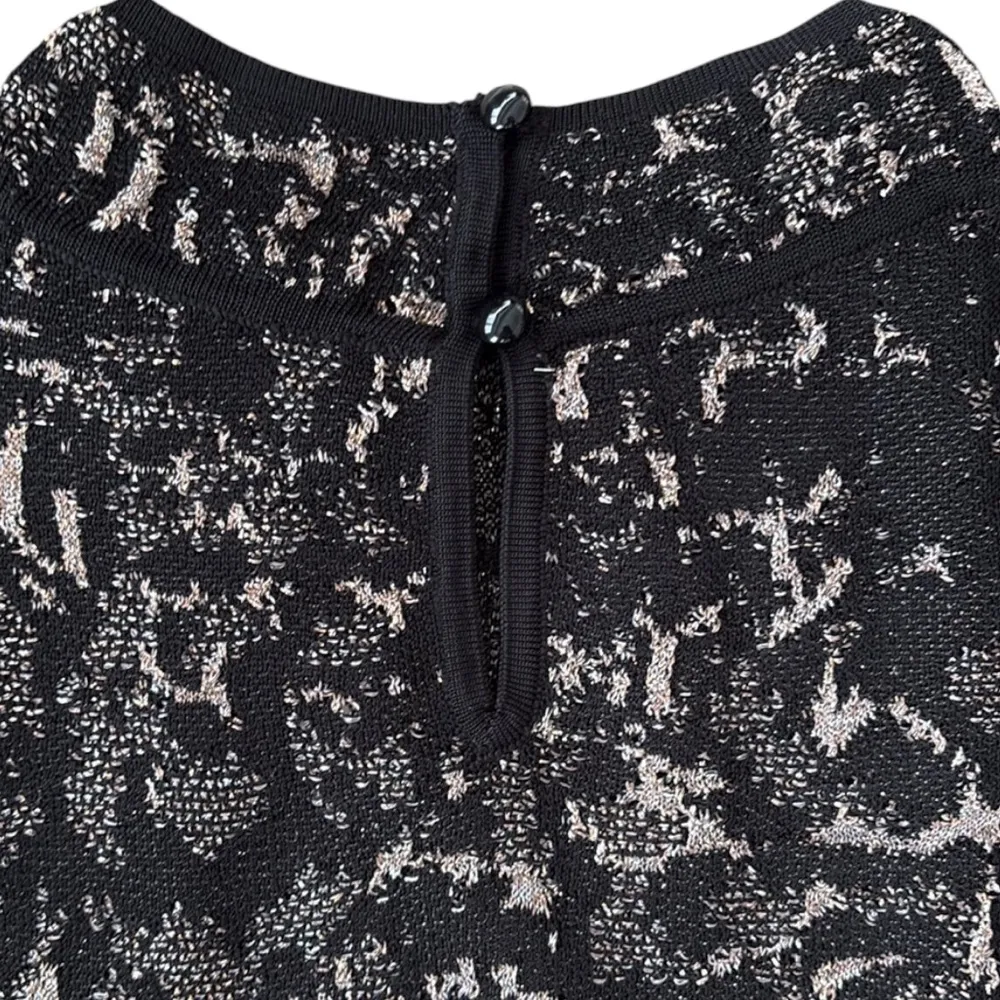 NWT White House Black Market Jacquard Mockneck Sleeveless Sweater Top Small - Image 9
