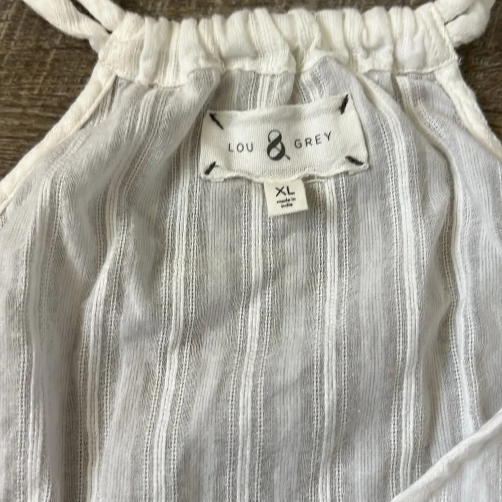 Lou & Grey Boho Tassle Tank Top Size XL - Image 2