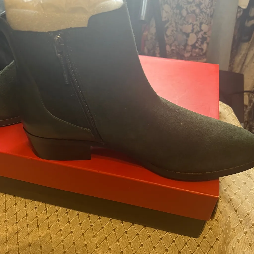 Donald J. Pliner Black Leather Shoes Green Size 9.5 - Image 3