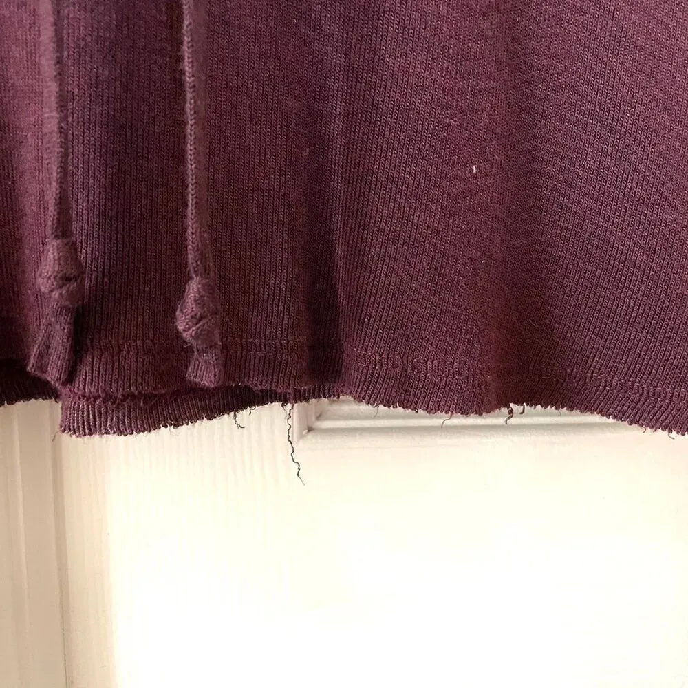 Brandy Melville burgundy sweatshirt - Image 5