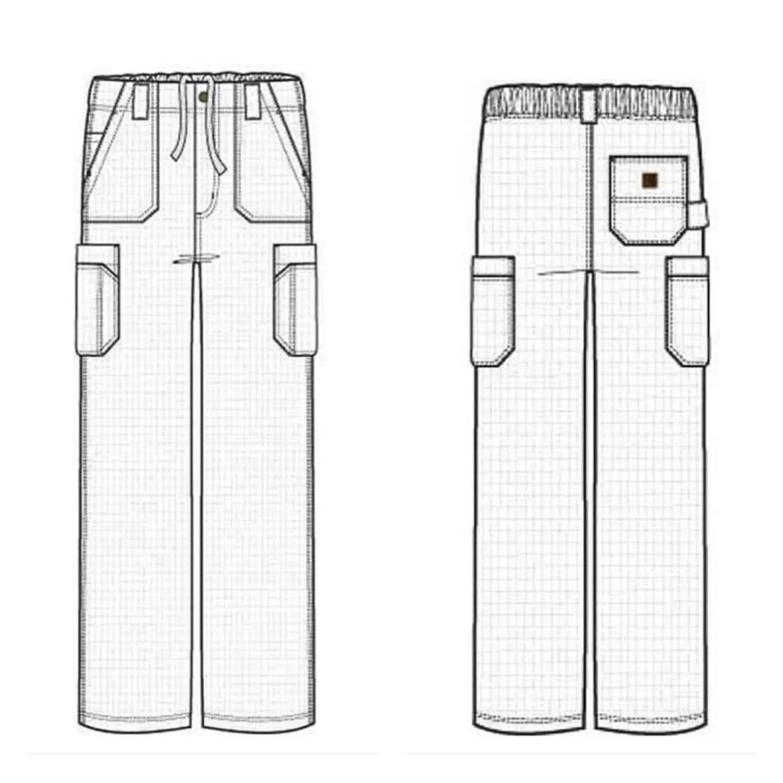 Cherokee Luxe 21100T Royal Low Rise Scrub Uniform Nurse Pant 2XT NWT‎ Medical - Image 3