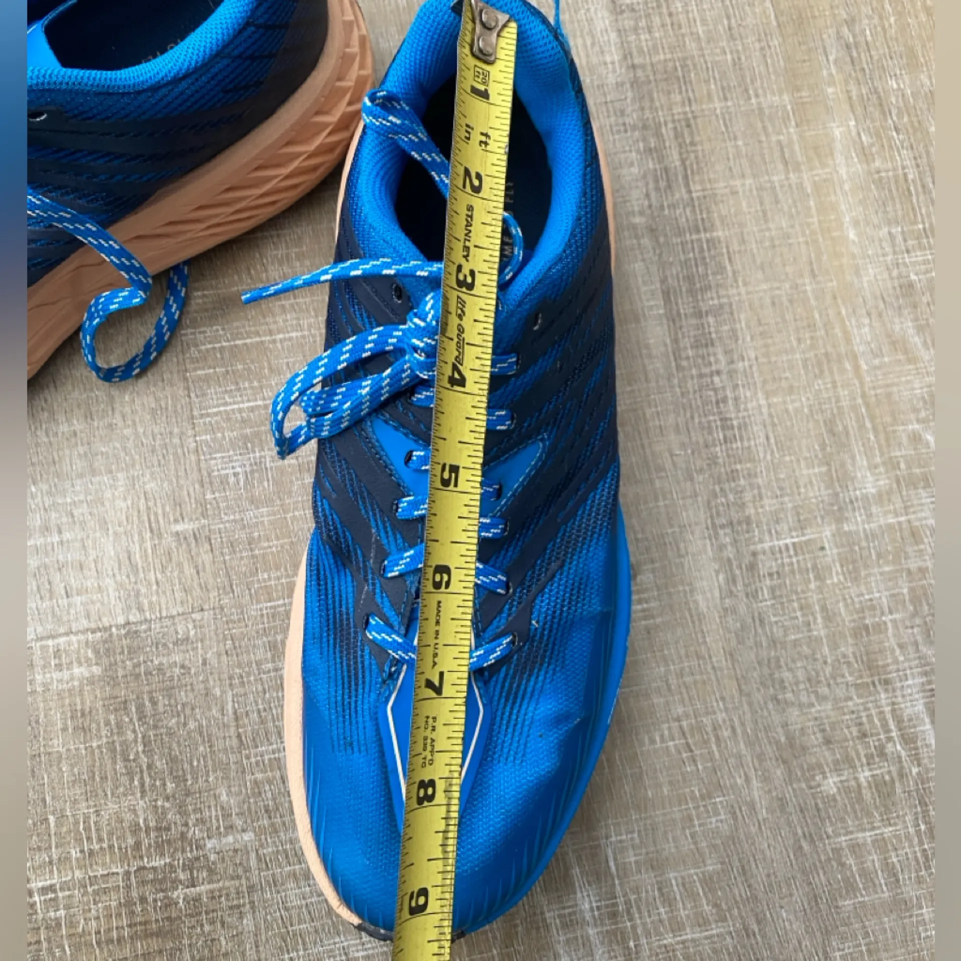 HOKA ONE ONE Speedgoat 4 Sneaker Women's 9.5 Running Shoes Blue - Image 16