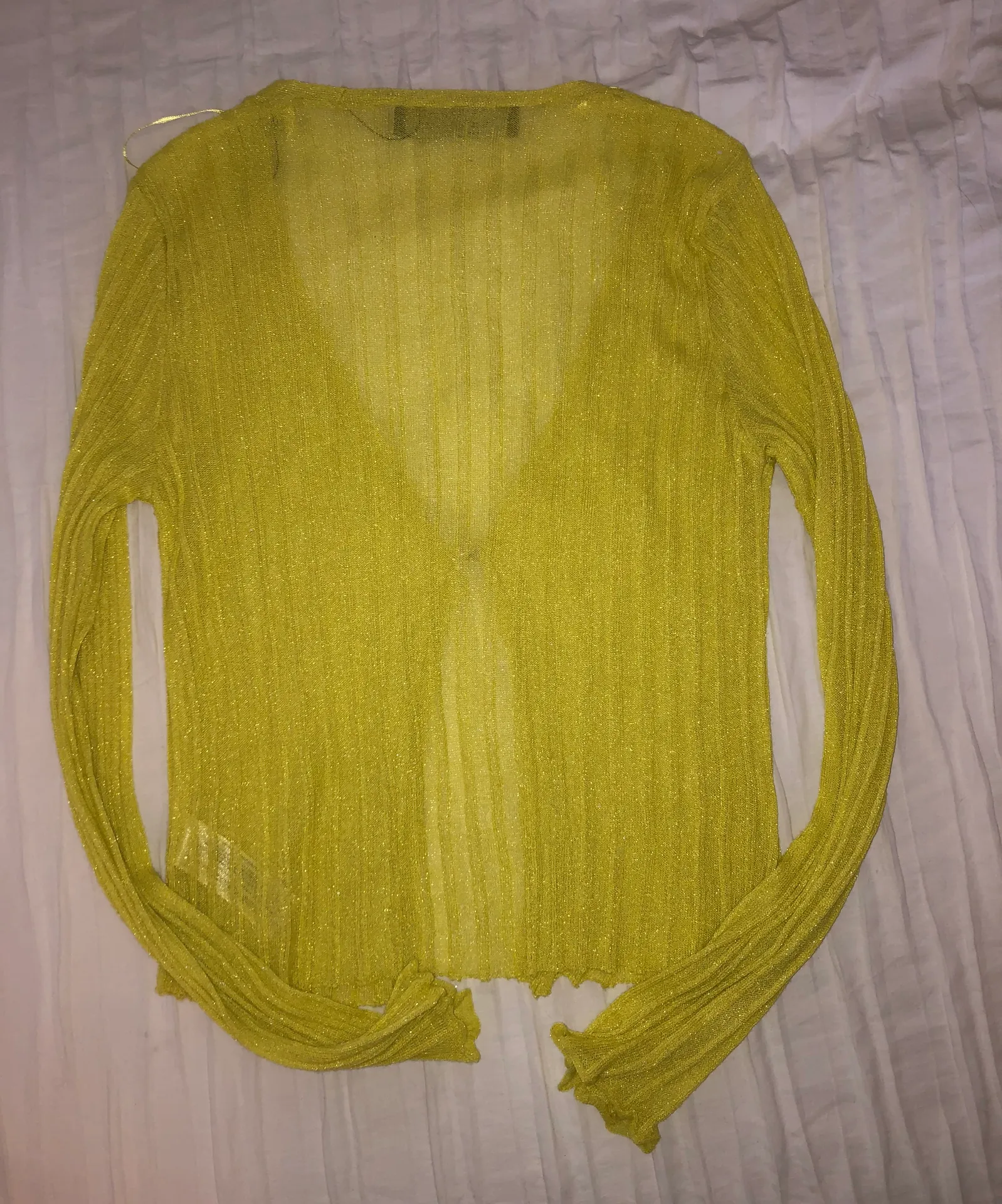 Primark Yellow Long Sleeve Blouse - Image 5