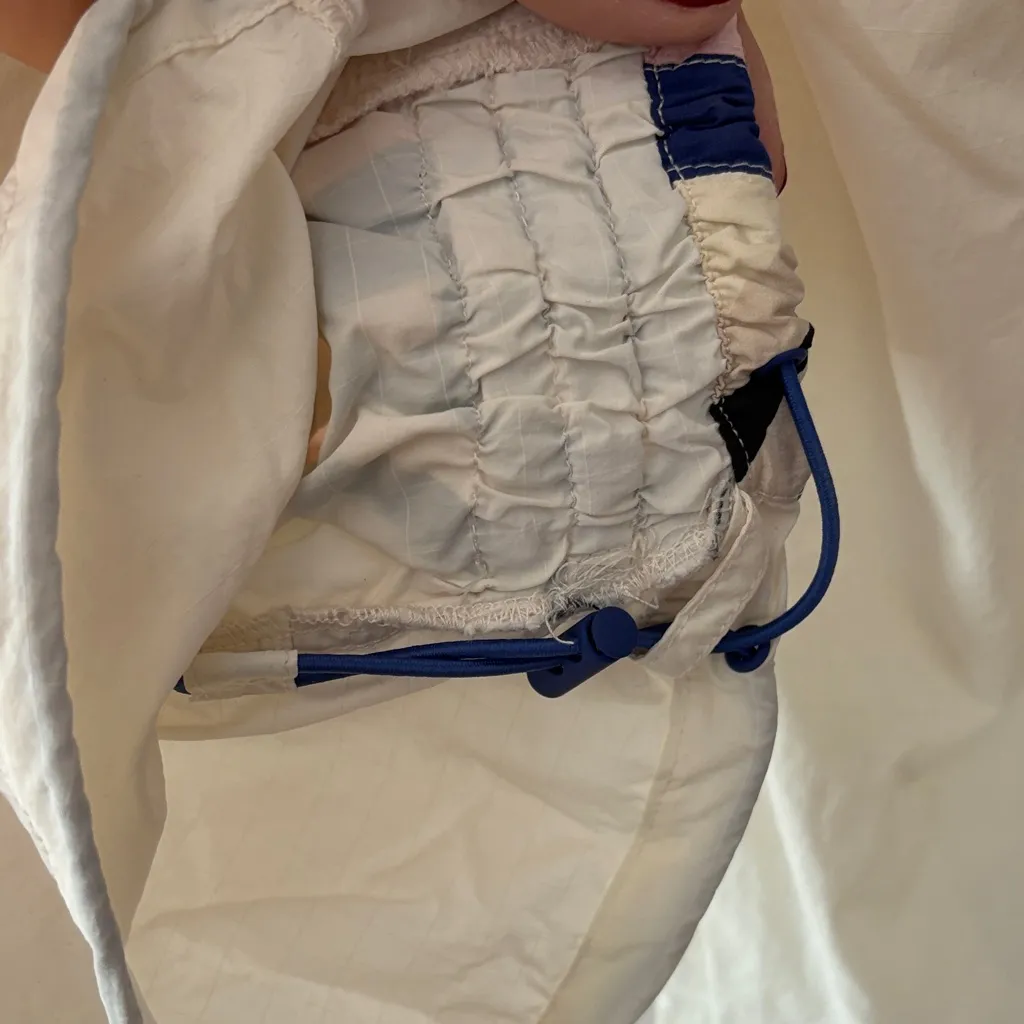 Free People Movement Champ Is Here Cream Checkered Pants Size Small‎ EUC - Image 6