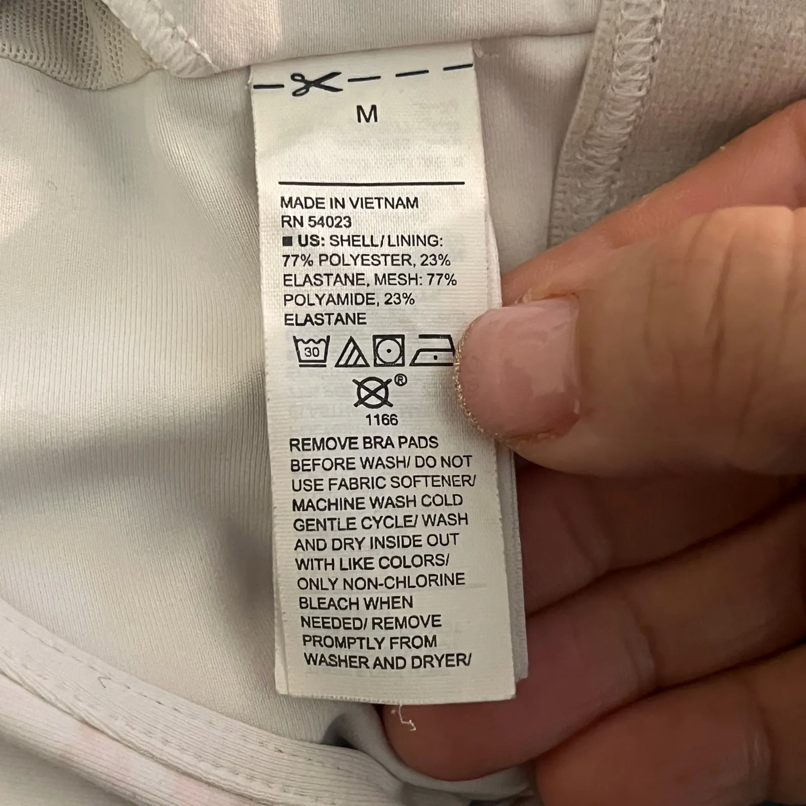 Old Navy Tie Dye Sports Bra Athleisure Active Racerback Cropped Women Medium - Image 3