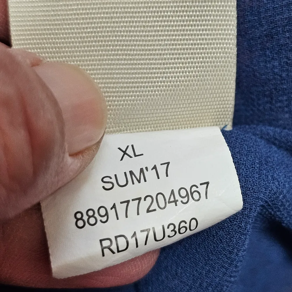 Rachel Rachel Roy Orange & Blue Floral Handkerchief Hem Belted Dres Size XL - Image 8