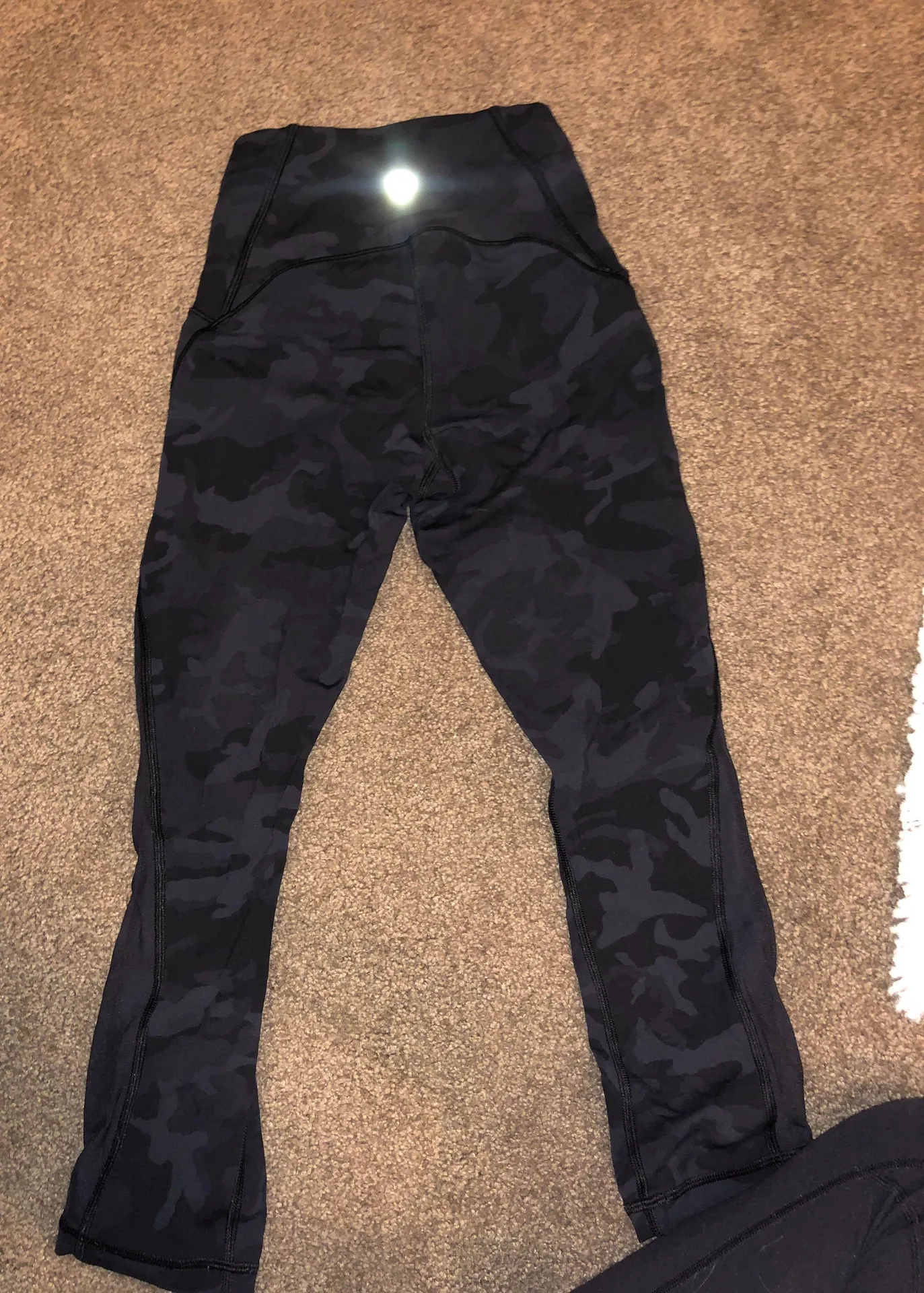 Lululemon Black Camo  Leggings - Image 2