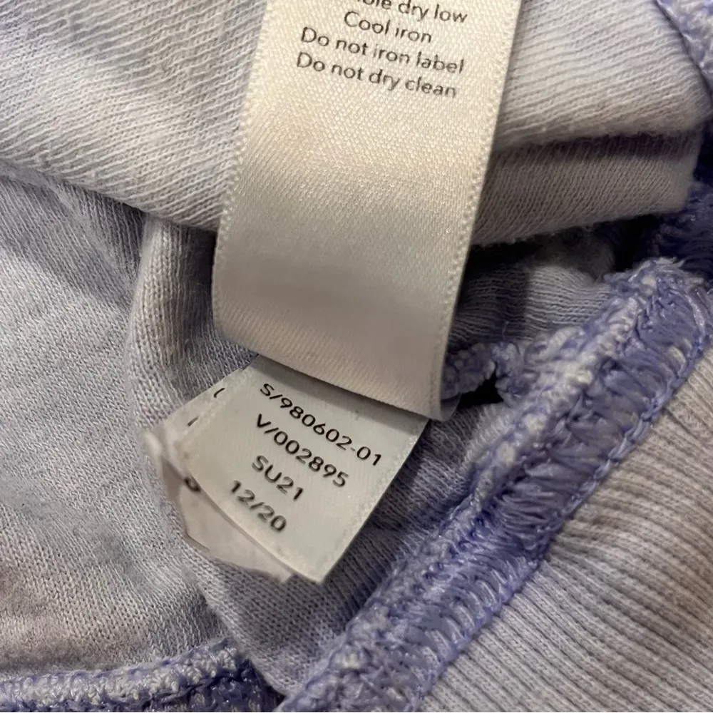 Athleta Sundown Crystal Dye Periwinkle Tie Dye Crewneck Sweatshirt size Small - Image 9
