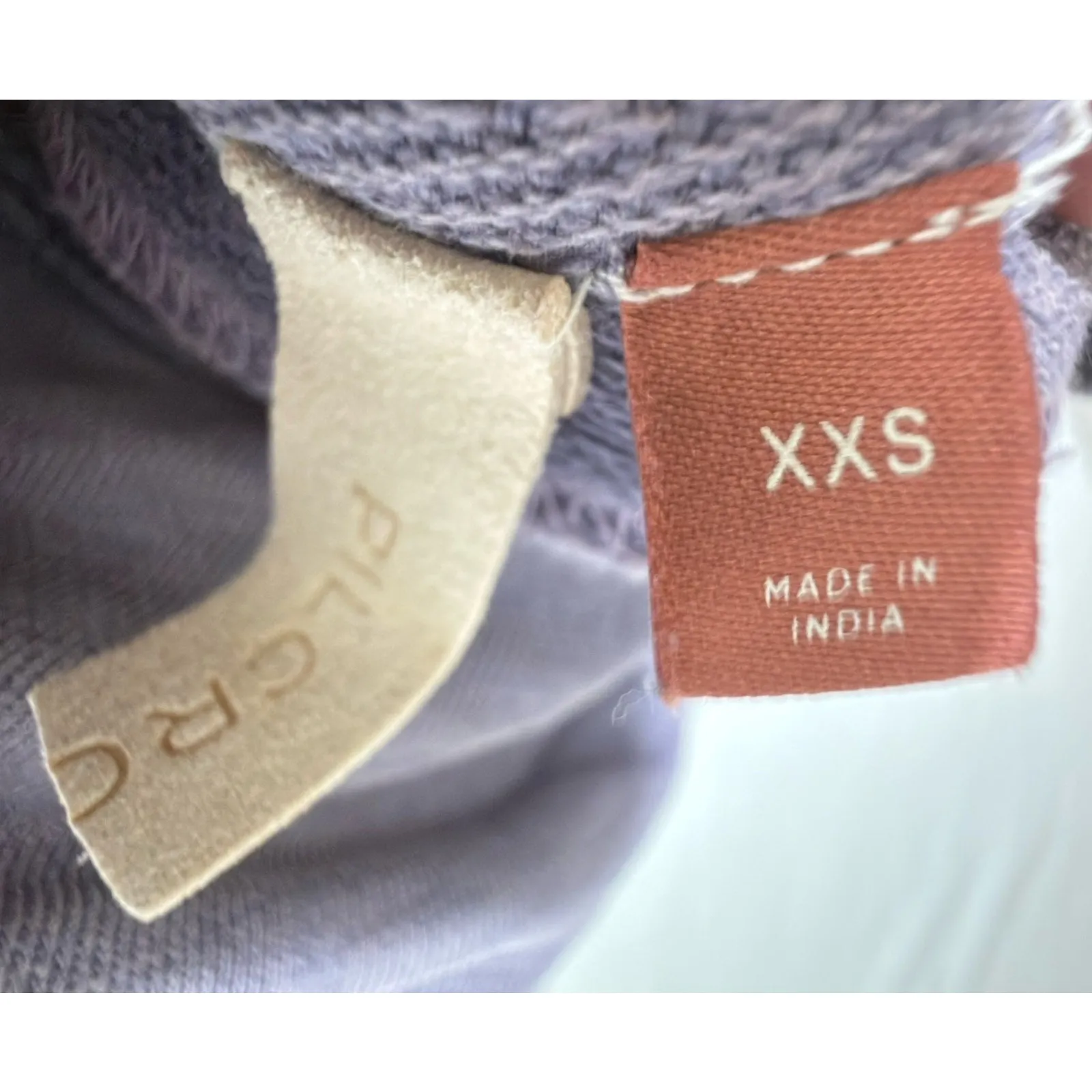 Pilcro Crossover Pullover Sweatshirt Women XXS Long Sleeve Purple Cozy Oversized - Image 12