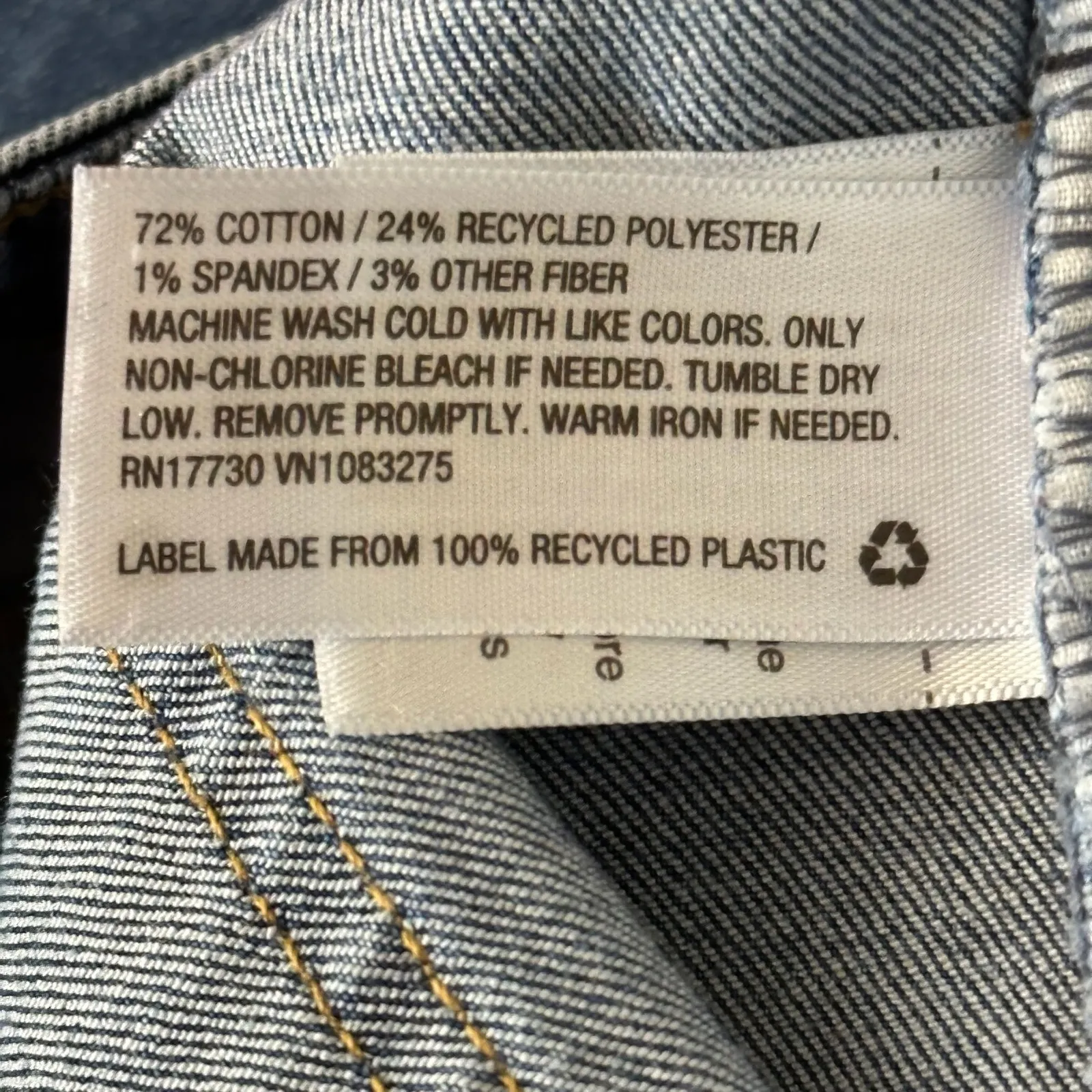 AVA & VIV Women's Blue Wash Denim Jeans Size 16W Skinny Fit Stretch - Image 8