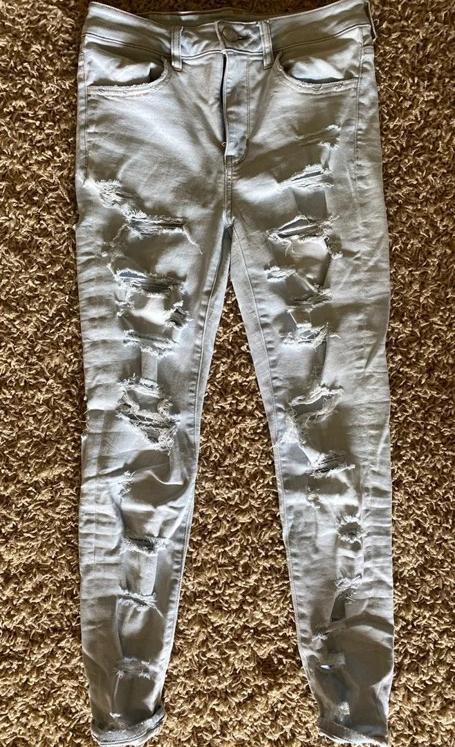 American Eagle Outfitters Ripped Jeans - Image 2