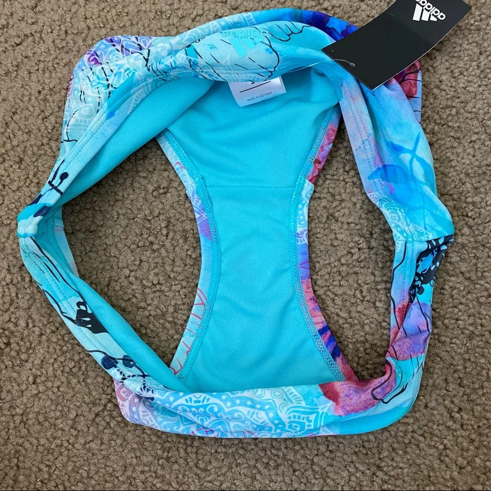 Adidas Aqua Floral Brigade Bikini Bottom S - Image 7