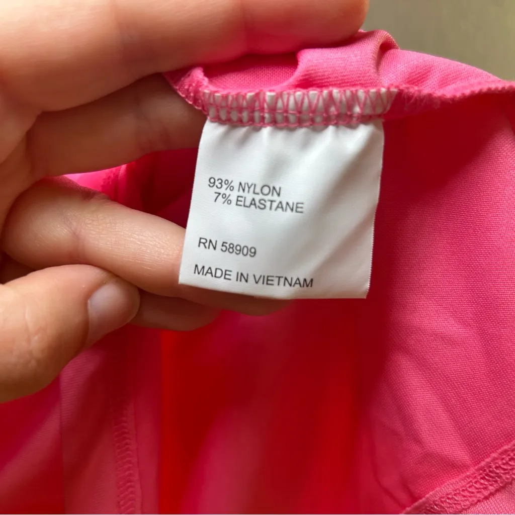 Gianni Bini Pink Mini Bodycon Dress women’s small long sleeve bright party girly - Image 4