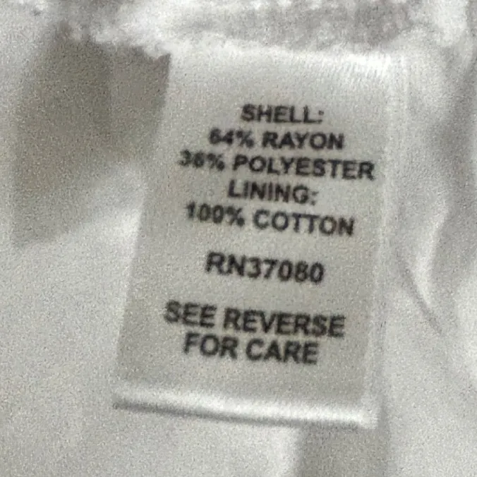 Cato Boho Skirt 14/16W White Asymmetrical Ruffle Midi Cottagecore Indie Festival - Image 8