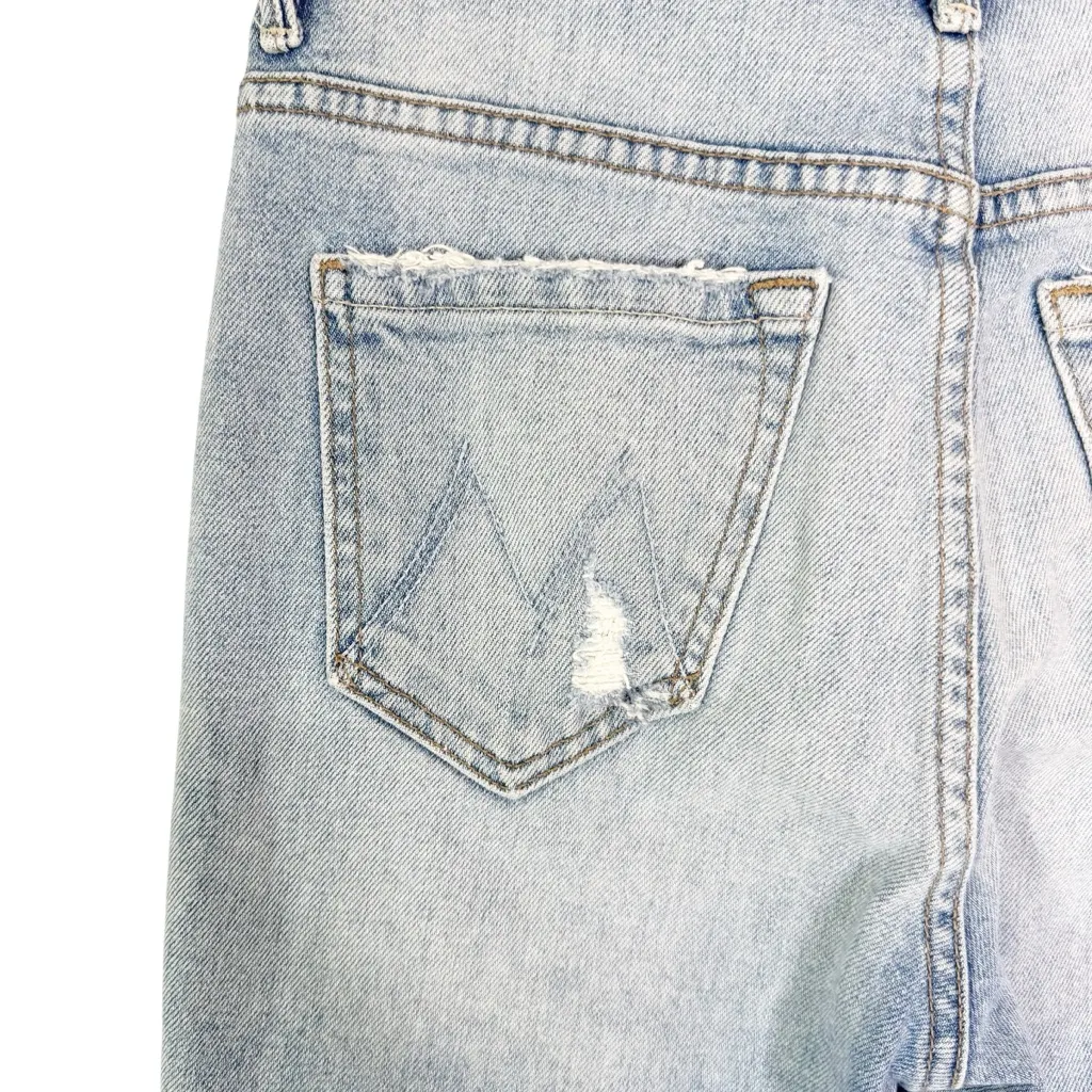 MOTHER Denim x Miranda Kerr Easy Does It Jeans High Rise Light Wash Wash Size 24 Blue - Image 15