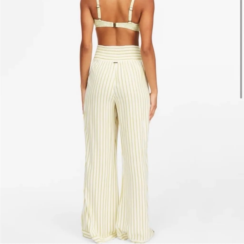 Billabong Green Striped Daybreak Pants - Image 2