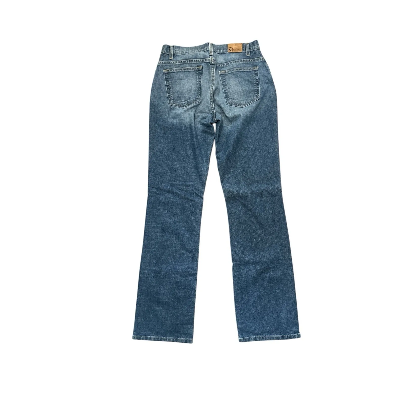 013-001 Nautica‎ Womens Size 8 Straight Leg Denim Blue Jeans Flaw Please Read - Image 8