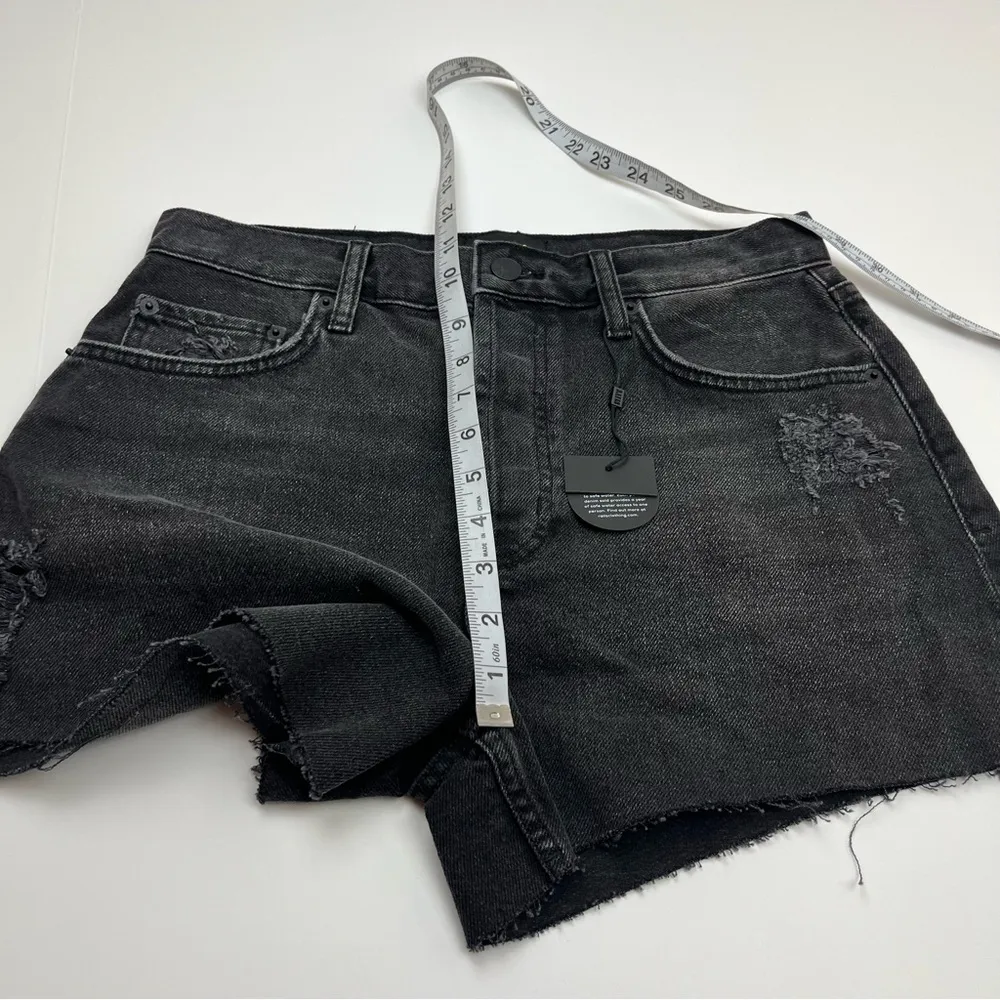 Rails The Fairfax High Rise Cutoff Short Womens SZ 28 Faded Black Denim Jean NEW - Image 8