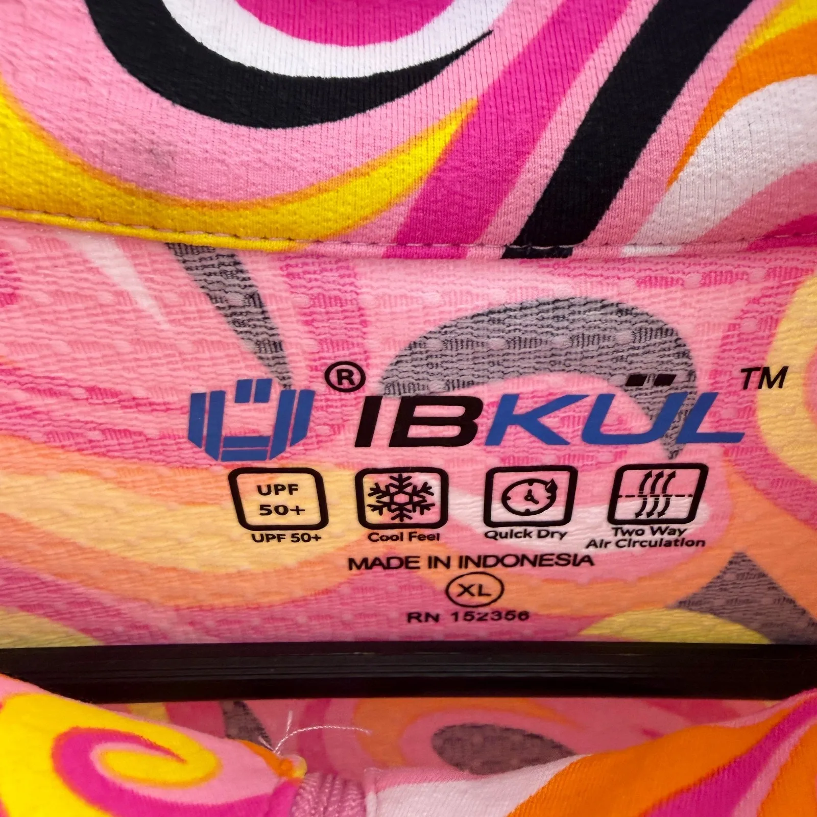 Ibkul Womens Long Sleeve Sun Shirt Womens XL Pink 1/4 Zip Golf Outdoor Hiking UV - Image 6